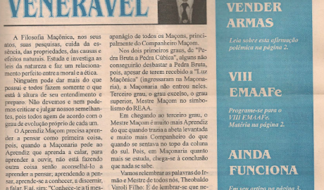 Jornal O ZZé ARLS Caratinga Livre, nº 0922 Ano VI - Caratinga, Junho de 1999 - Nº 32