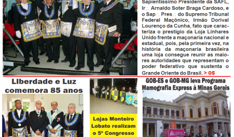 Revista O Malhete - Ed 29 - Dezembro 2012 Ano III - Linhares - ES Informativo Maçônico, Político e Cultural