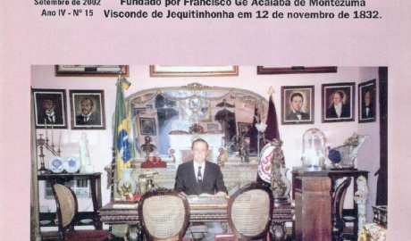 O GRAAL Supremo Conselho do Brasil para o Rito Escocês Antigo e Aceito Ano IV Nº 15 - Rio de Janeiro, RJ - Setembro de 2002 Informativo Cultural para o Rito