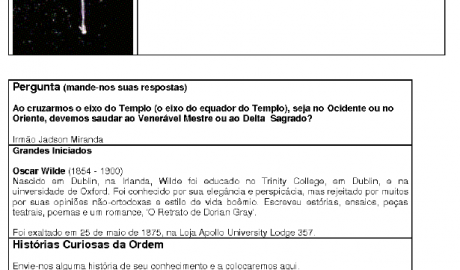 Folha Maçônica - n° 003 - 25 de setembro de 2005 Essa edição foi disponibilizada pelo colaborador da Folha Maçônica Aquilino R. Leal