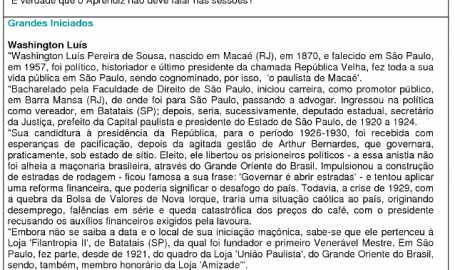 Folha Maçônica - n° 024 - 18 de fevereiro de 2006 Essa edição foi disponibilizada pelo colaborador da Folha Maçônica Aquilino R. Leal