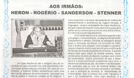 Jornal O ZZé ARLS Caratinga Livre, nº 0922 Ano XII - Caratinga, Março de 2006 - Nº 51