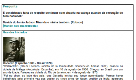 Folha Maçônica - n° 059 - 21 de outubro de 2006 Essa edição foi disponibilizada pelo colaborador da Folha Maçônica Aquilino R. Leal