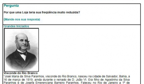 Folha Maçônica - n° 063 - 18 de novembro de 2006 Essa edição foi disponibilizada pelo colaborador da Folha Maçônica Aquilino R. Leal