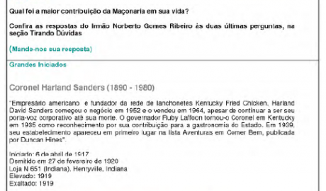 Folha Maçônica - n° 086 - 28 de abril de 2007 Essa edição foi disponibilizada pelo colaborador da Folha Maçônica Aquilino R. Leal