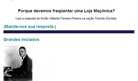 Folha Maçônica - 08 de março de 2008 - Ano 3 - Edição n° 130 Essa edição foi disponibilizada pelo colaborador da Folha Maçônica Aquilino R. Leal