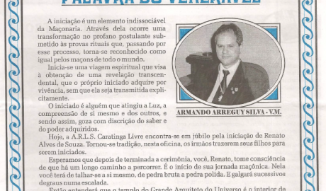 Jornal O ZZé ARLS Caratinga Livre, nº 0922 Ano XIII - Caratinga, Abril de 2008 - Nº 67