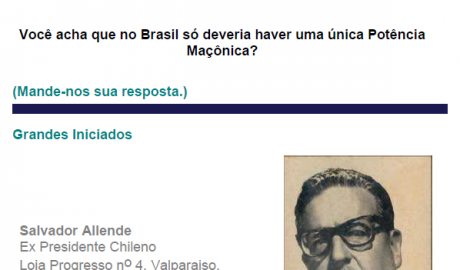 Folha Maçônica - 10 de maio de 2008 - Ano 3 - Edição n° 139 Essa edição foi disponibilizada pelo colaborador da Folha Maçônica Aquilino R. Leal