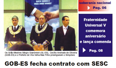Revista O Malhete - Ed 02 - Junho 2008 Ano I - Linhares - ES Informativo Maçônico, Político e Cultural