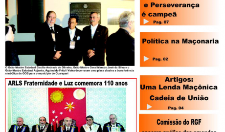 Revista O Malhete - Ed 04 - Setembro 2008 Ano I - Linhares - ES Informativo Maçônico, Político e Cultural