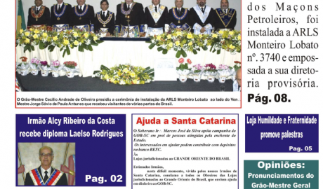 Revista O Malhete - Ed 07 - Dezembro 2008 Ano I - Linhares - ES Informativo Maçônico, Político e Cultural