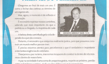 Jornal O ZZé ARLS Caratinga Livre, nº 0922 Ano XV - Caratinga, Dezembro de 2008 - Nº 71