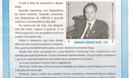 Jornal O ZZé ARLS Caratinga Livre, nº 0922 Ano XVI - Caratinga, Maio de 2009 - Nº 73