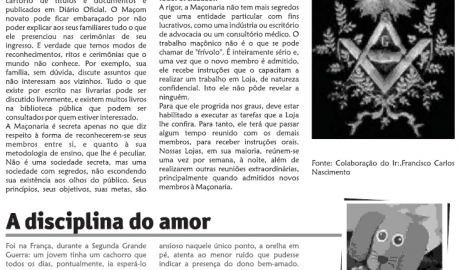 O Cruzado - Órgão Informativo da A∴R∴L∴S∴ Cavaleiros da Luz nº 18, Or∴ Itapoã - Vila Velha/ES, Jurisdicionada a G∴L∴M∴E∴E∴S∴ - Julho 2009, nº 27.