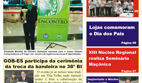 Revista O Malhete - Ed 11 - Agosto 2009 Ano II - Linhares - ES Informativo Maçônico, Político e Cultural