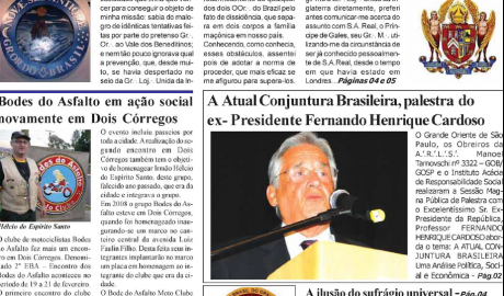 Tribuna Maçônica Paulista Edição Nº 03 - Fevereiro de 2010 Um jornal a serviço da Maçonaria Brasileira