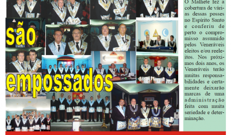 Revista O Malhete - Ed 10 - Julho 2009 Ano II - Linhares - ES Informativo Maçônico, Político e Cultural