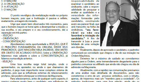 O Cruzado - Órgão Informativo da A∴R∴L∴S∴ Cavaleiros da Luz nº18, Or∴ Itapoã - Vila Velha/ES, Jurisdicionada a G∴L∴M∴E∴E∴S∴ - Outubro 2010, nº 35.