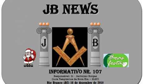 JB News - Nº 107 - 16 de dezembro de 2010