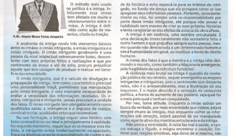 Jornal O ZZé ARLS Caratinga Livre, nº 0922 Ano XVII - Caratinga, Março de 2011 - Nº 83