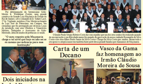 Gazeta do Maçom - Julho 2011 Jornal da Grande Loja Maçônica do Estado do Rio de Janeiro