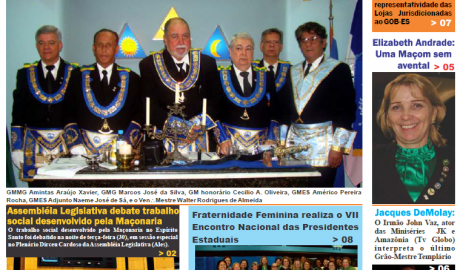 Revista O Malhete - Ed 26 - Setembro 2011 Ano III - Linhares - ES Informativo Maçônico, Político e Cultural