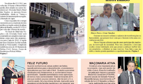 Tribuna Maçônica Paulista Edição Nº 06 - Novembro de 2011 Um jornal a serviço da Maçonaria Brasileira