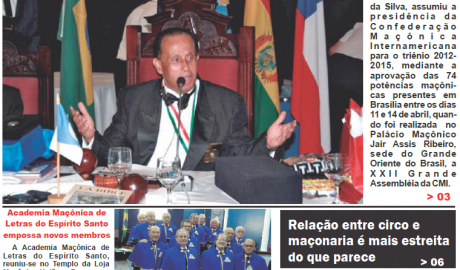 Revista O Malhete - Ed 31 - Abril 2012 Ano IV - Linhares - ES Informativo Maçônico, Político e Cultural