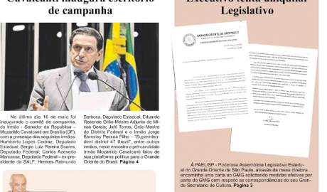 Tribuna Maçônica Paulista Edição Nº 08 - Junho de 2012 Um jornal a serviço da Maçonaria Brasileira