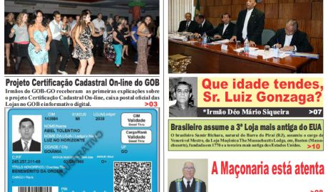 Revista O Malhete - Ed 39 - Outubo 2012 Ano IV - Linhares - ES Informativo Maçônico, Político e Cultural