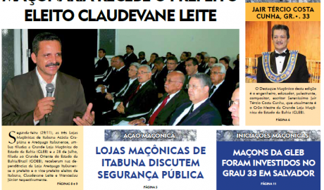 O Compasso - Ano I - n° 03 - Outubro e Novembro de 2012 O Jornal do Maçom da Bahia