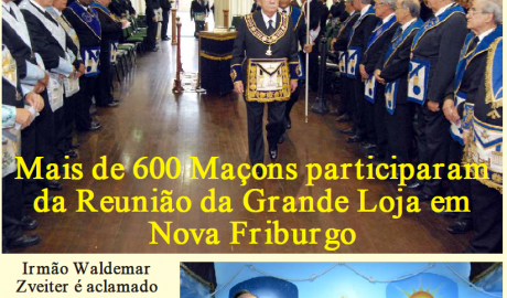 Gazeta do Maçom - Novembro 2012 Jornal da Grande Loja Maçônica do Estado do Rio de Janeiro