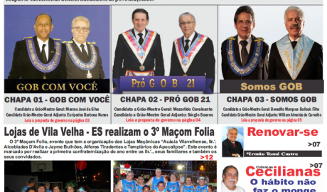 Revista O Malhete - Ed 43 - Fevereiro 2013 Ano V - Linhares - ES Informativo Maçônico, Político e Cultural
