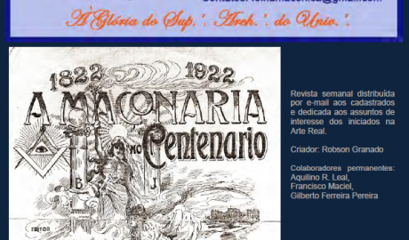Folha Maçônica - 02 de março de 2013 - Ano 8 - Edição n° 390 Essa edição foi disponibilizada pelo colaborador da Folha Maçônica Aquilino R. Leal