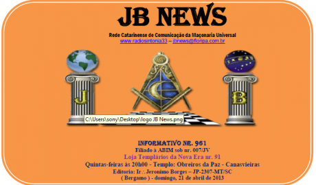 JB News - Nº 961 - 21 de abril de 2013