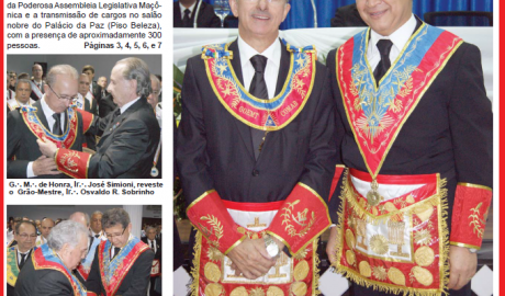 Alavanca - Ano XV- Nº 64 - Mai-Jun/2013 Jornal do Grande Oriente do Estado de Mato Grosso - GOEMT
