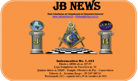JB News - Nº 1103 - 09 de setembro de 2013