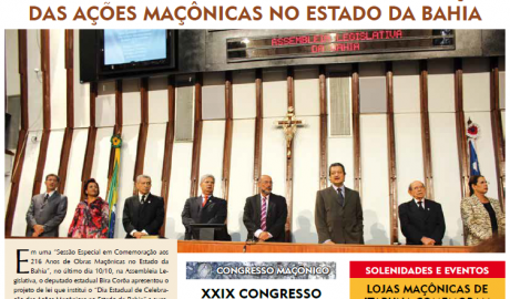 O Compasso - Ano II - n° 07 - Outubro e Novembro de 2014 O Jornal do Maçom da Bahia