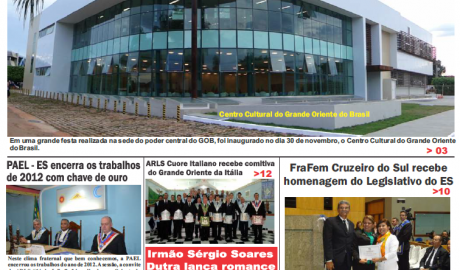 Revista O Malhete - Ed 41 - Dezembro 2013 Ano IV - Linhares - ES Informativo Maçônico, Político e Cultural