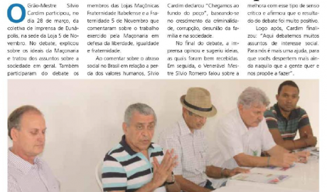 Boletim Oficial GOEB Nº 08 - Março/2014 Informativo da Maçonaria da Bahia
