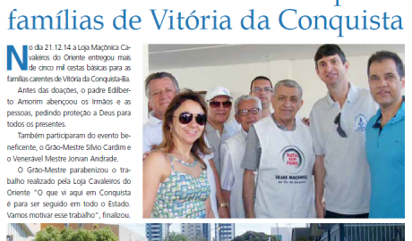 Boletim Oficial GOEB Nº 17 - Dezembro/2014 Informativo da Maçonaria da Bahia