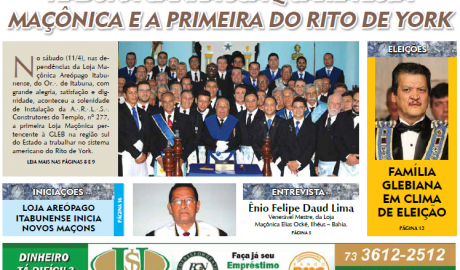 O Compasso - Ano IV - n° 14 - Março e Abril de 2015 O Jornal do Maçom da Bahia