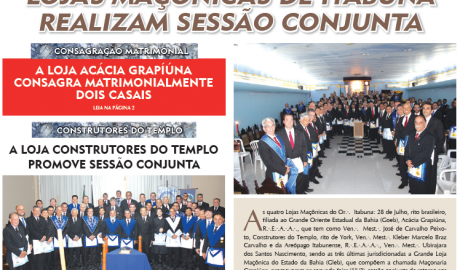 O Compasso - Ano V - n° 19 - Janeiro e Fevereiro de 2016 O Jornal do Maçom da Bahia
