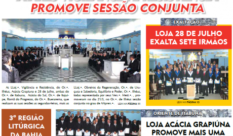 O Compasso - Ano V - n° 20 - De Março a Maio de 2016 O Jornal do Maçom da Bahia