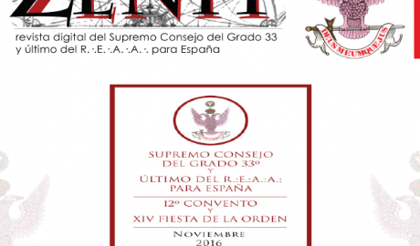 Zenit N.45 Otoño 2016 Revista del Supremo Consejo del Grado 33 y último del R.E.A.A. para España