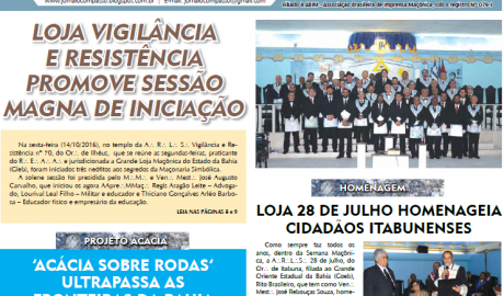 O Compasso - Ano V - n° 23 - Setembro e Outubro | 2016 O Jornal do Maçom da Bahia