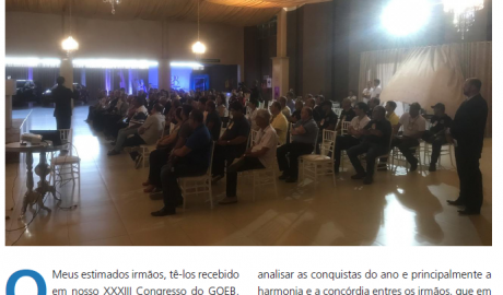 Boletim Oficial GOEB Nº 65 - Dezembro/2018 Informativo da Maçonaria da Bahia