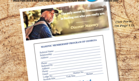 Masonic Messenger Official Publication of the Grand Lodge of Georgia, Free & Accepted Mason February 2019