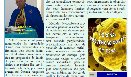 Publicação Mensal da  AMALBA, Academia Maçônica de Letras da Bahia, Ano V, Abril 2020, Número 39