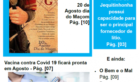 Folha Maçônica O Maior Veículo de Imprensa da Família Maçônica Ano XI - n° 029 - Agosto 2020 São Paulo - SP Registro 070J ABIM